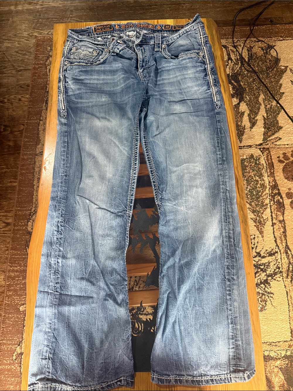 Rock Revival Women’s Light Blue Flare Jeans